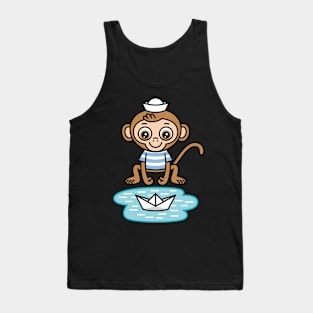 Paper boat Tank Top